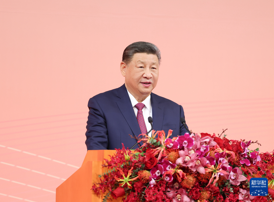 习近平出席澳门特别行政区政府欢迎晚宴并发